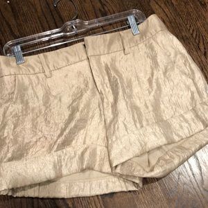 Shimmer,gold, light weight, club Monaco short